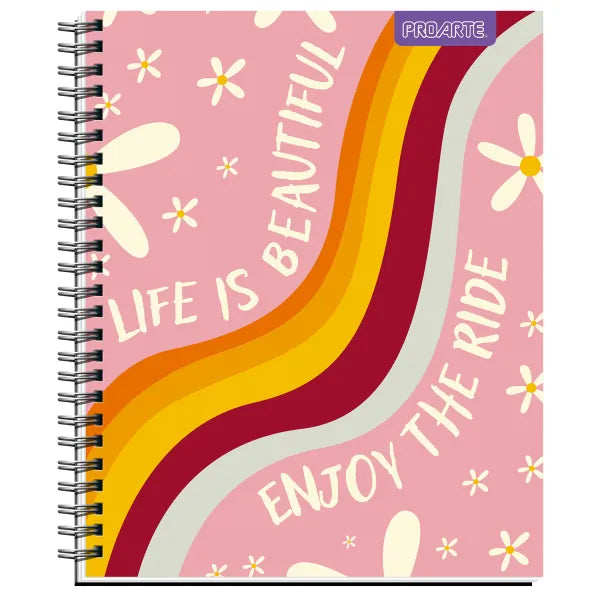 pack 10 cuaderno universitario proarte 100h 7mm vintage