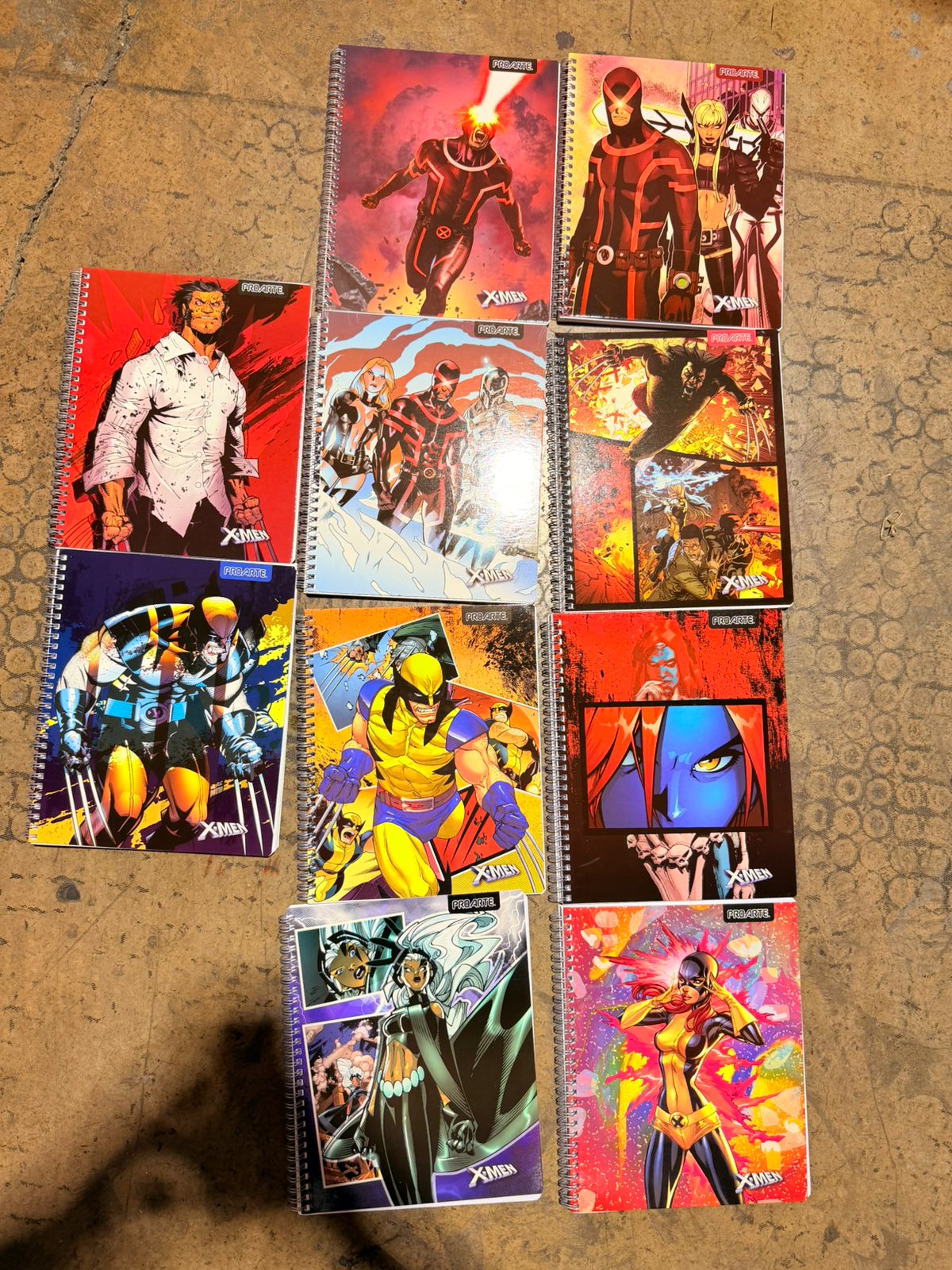Cuaderno Universitario Xmen 100 Hojas 10 Unidades Proarte Surtido