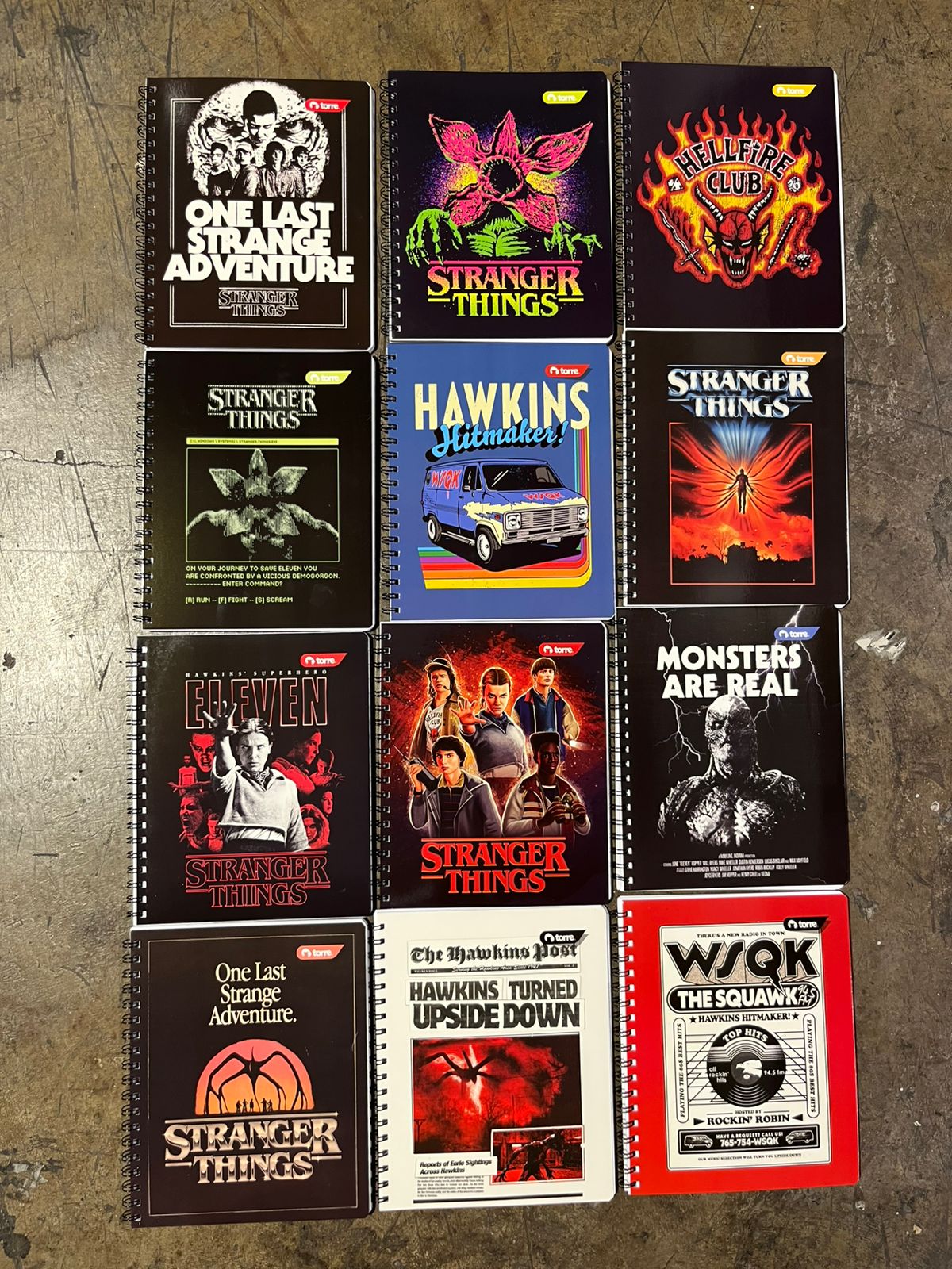 Cuaderno Universitario Torre 7mm 100h Stranger Things Pack 10