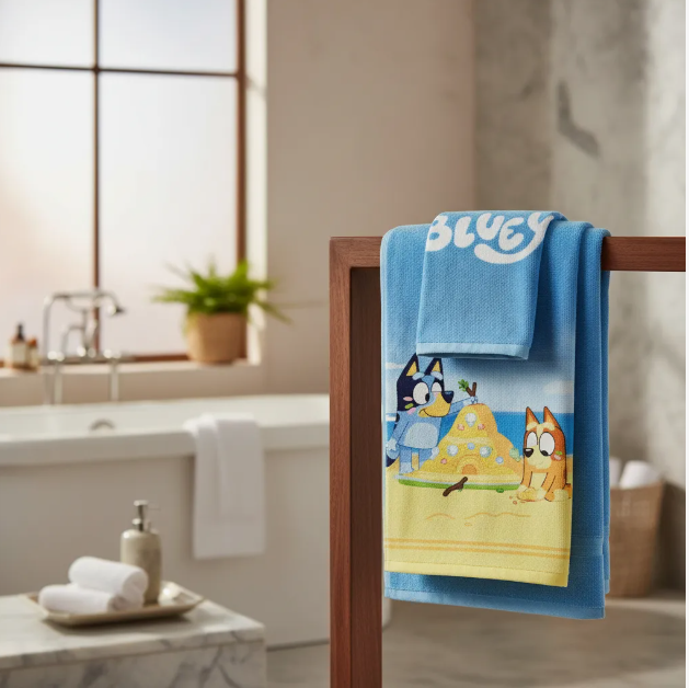 Toalla de playa de bluey