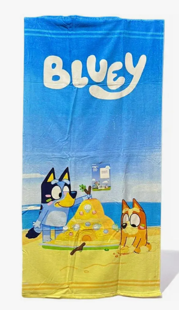 Toalla de playa de bluey
