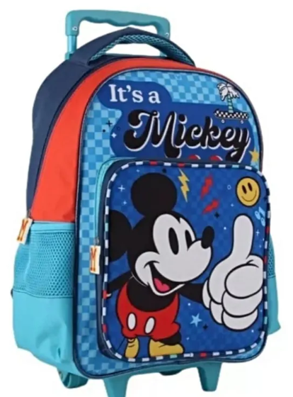 Tripack  maleta Mickey escolar