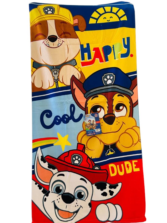 Toalla de playa de Paw patrol