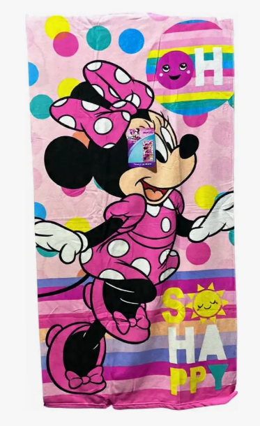 toallas de playa minnie