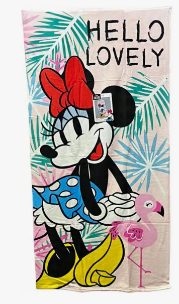 toallas de playa minnie