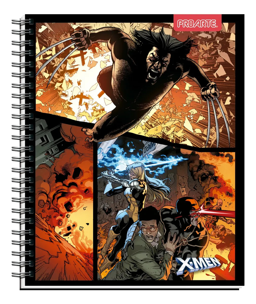 Cuaderno Universitario Xmen 100 Hojas 10 Unidades Proarte Surtido