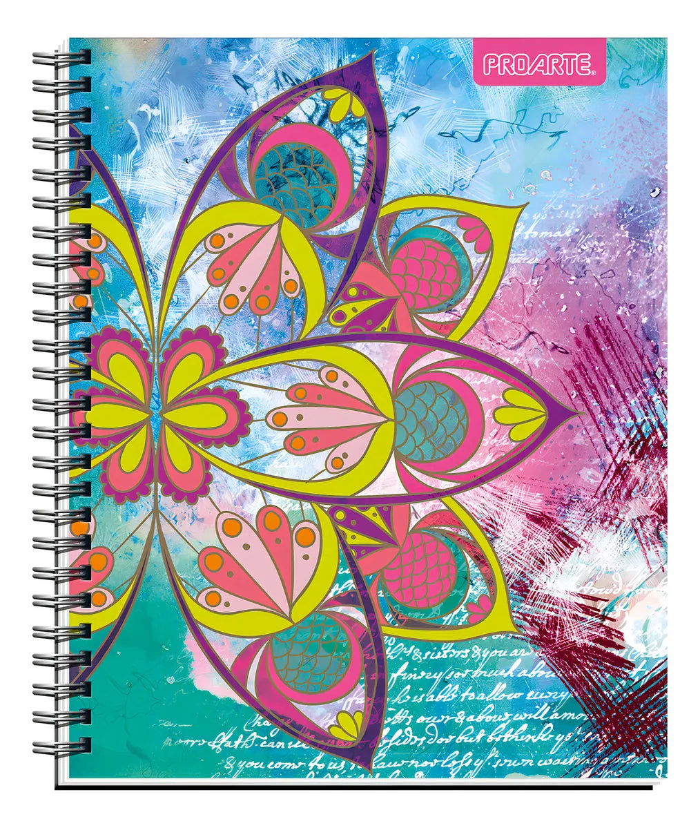 Cuaderno Universitario Proarte 100h 7mm Mandala 10 Unidades Color Mandalas
