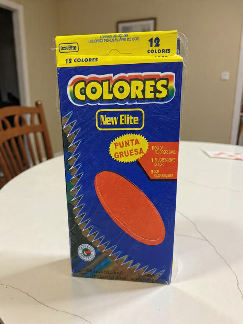 Caja de colores 12 piezas