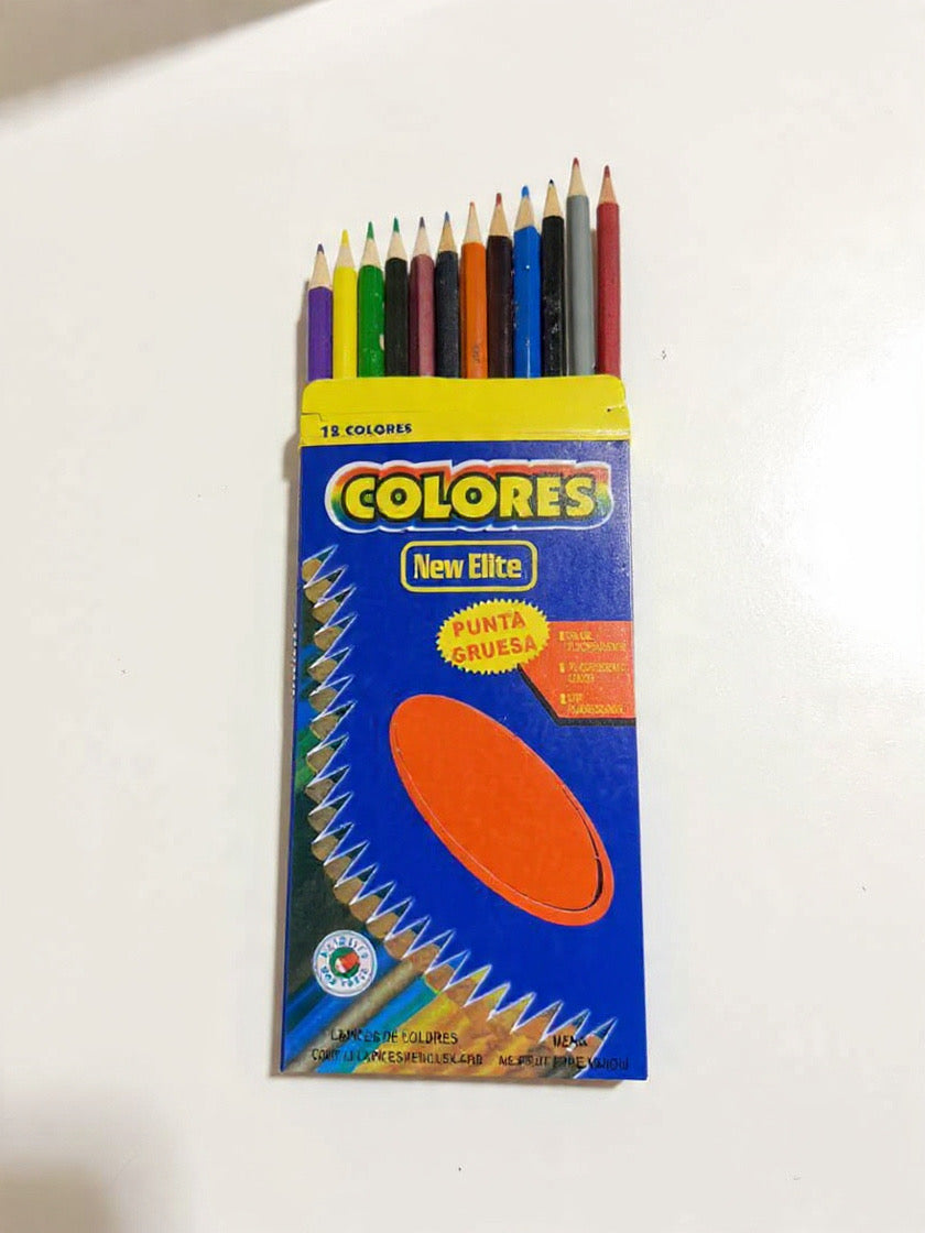 Caja de colores 12 piezas