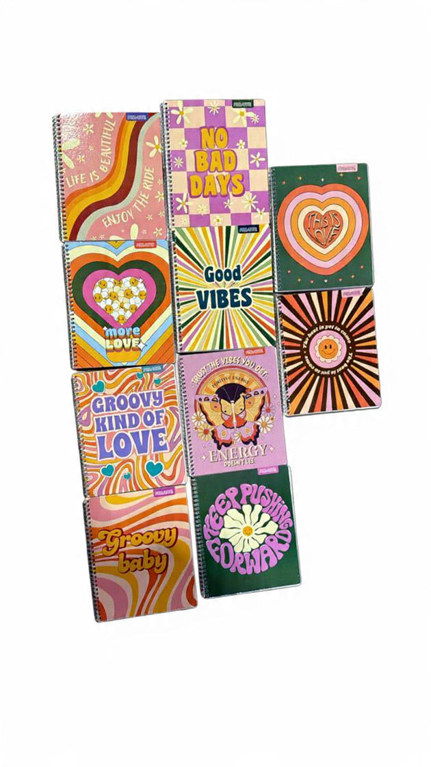 pack 10 cuaderno universitario proarte 100h 7mm vintage