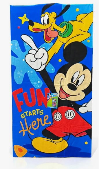 toallas de playa de Mickey Mouse