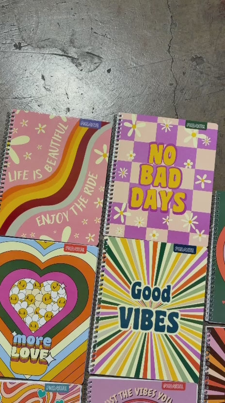 pack 10 cuaderno universitario proarte 100h 7mm vintage